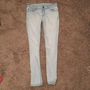 deluxe skinny low rise jeans